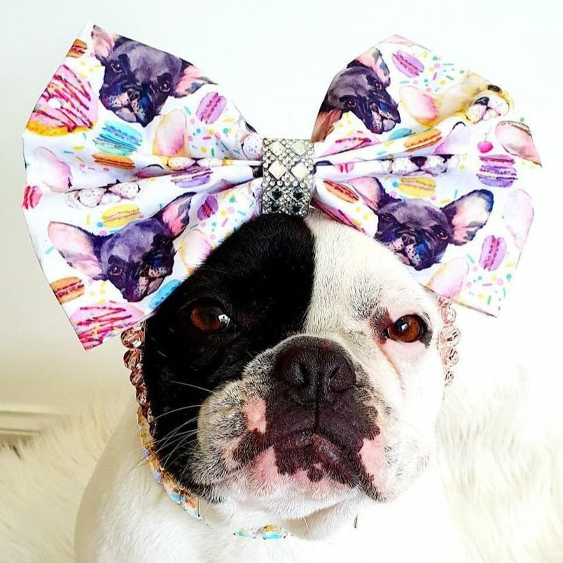 Sweet as a Frenchie Mega Bowtie