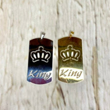 Load image into Gallery viewer, King Tag Pendant
