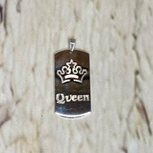 Load image into Gallery viewer, Queen Tag Pendant
