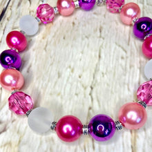 Load image into Gallery viewer, Hot Pink Fashion -  Bead necklace
