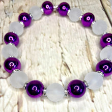 Load image into Gallery viewer, Purple Fashion -  Bead necklace

