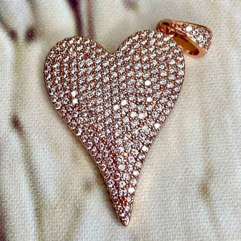 Rose Gold Heart Pendant