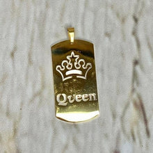 Load image into Gallery viewer, Queen Tag Pendant
