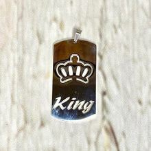 Load image into Gallery viewer, King Tag Pendant
