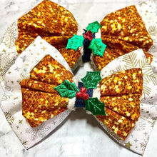 Load image into Gallery viewer, Christmas double bows
